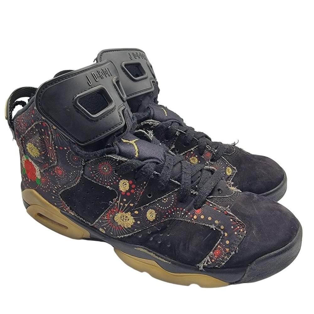 Nike Air Jordan 6 Retro CNY Chinese New Year Womens 8.5 Black Gold AA2495-021